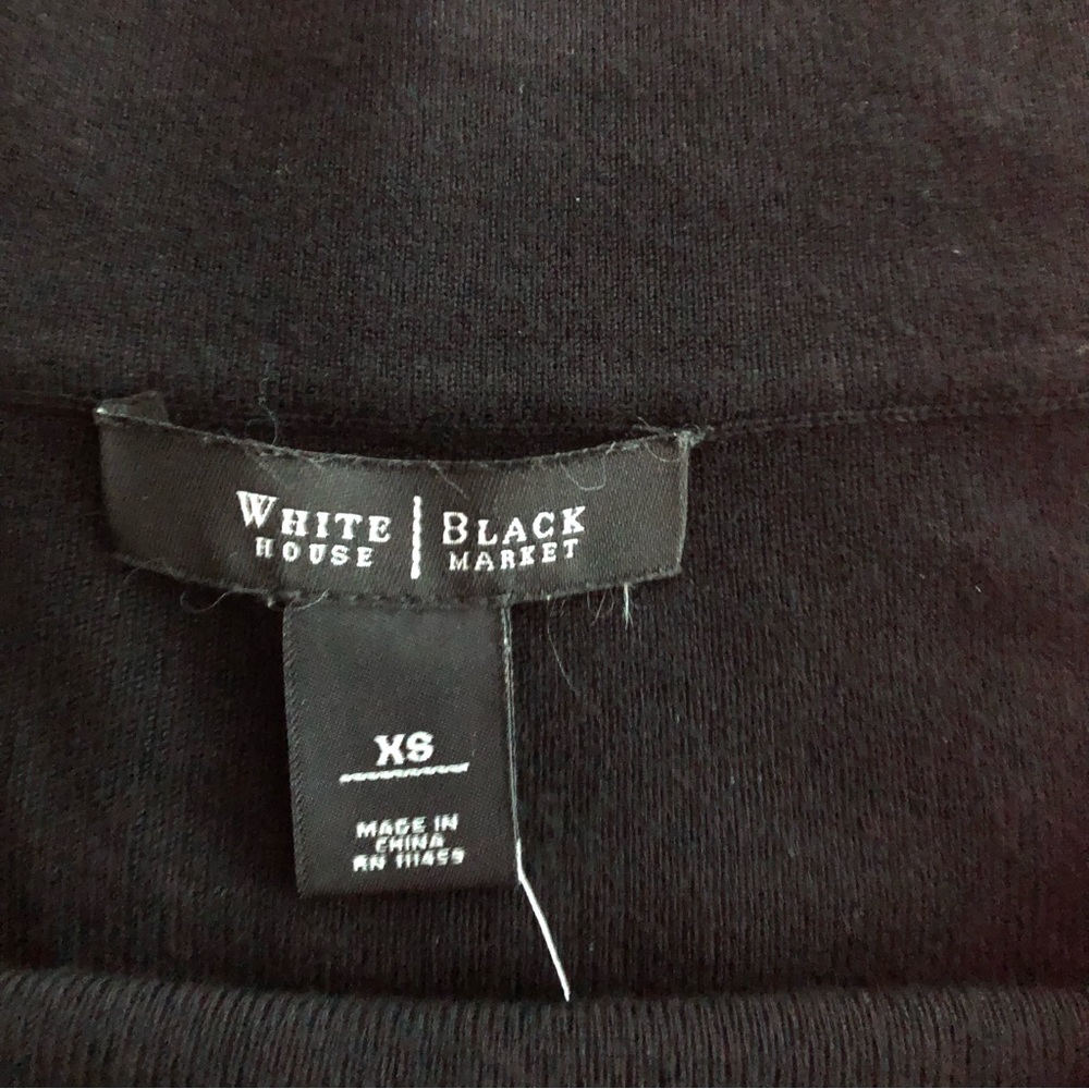 White House Black Market (WHBM) 3/4 Sleeve Button Detail Pullover Sweater Dress - Picture 5 of 9